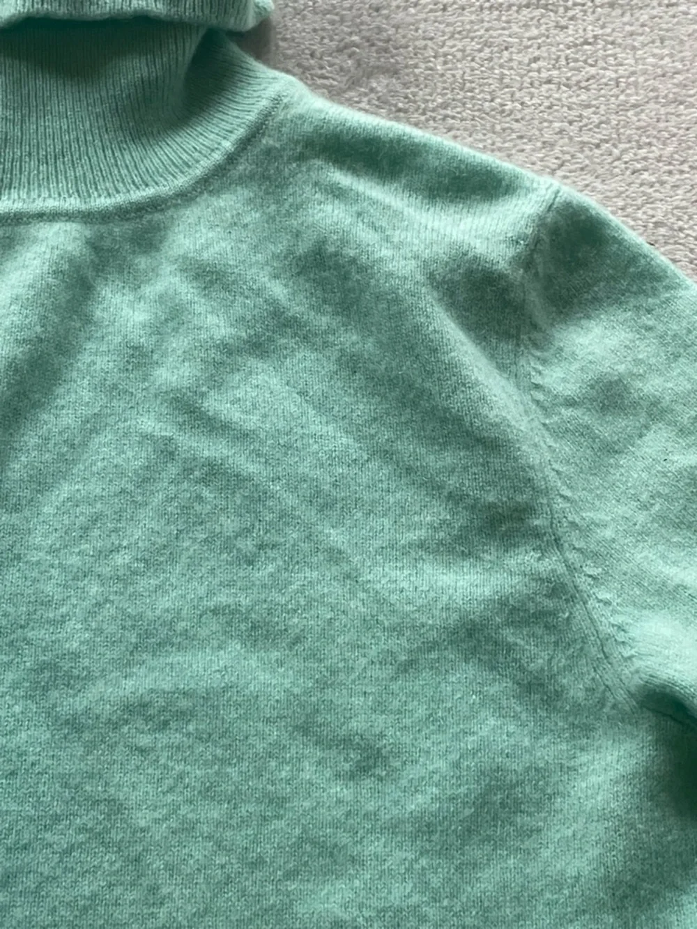 Charter Club Cashmere Turtleneck Sweater Womens Small Seafoam Green